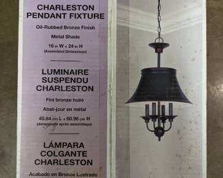 WST078 Another Unused Charleston Pendant Fixture From Hampton Bay