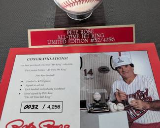 WST001-Pete Rose Memorabilia #4256