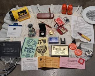 WST086 Magic Tricks And Koa Wood Writing Utensils Etc...