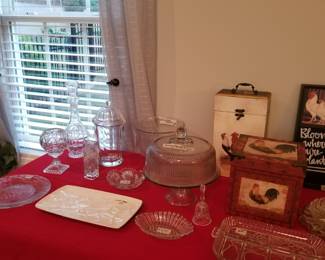 Glass serveware