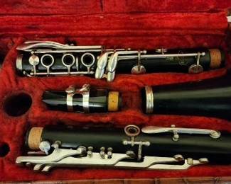 Noblet B flat clarinet. Made in France mid-70's. It has all new pads and plays perfectly. It's for an advanced student.