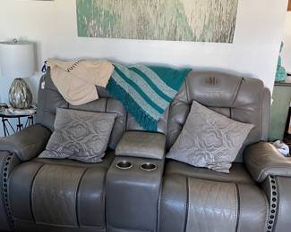 Leather Electric Recliner 