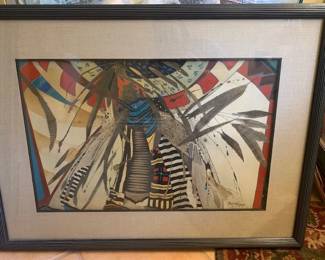 Brenda Kingery (Chickasaw) acrylic painting