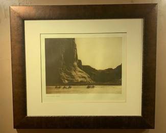 Edward Sheriff Curtis (1868-1952) 'In the Bad Lands' photogravure 74/228, John Andrews