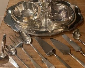 Silverplate flatware and holloware