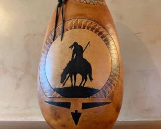 John Gibson signed gourd art