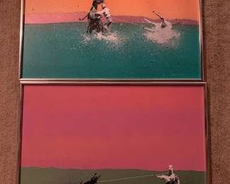 Paul Henry Ramirez acrylics on board