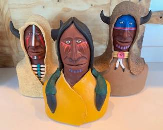 Barry Coffin ceramic sculptures