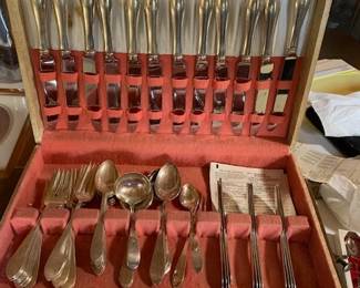 Reed & Barton 51 piece vintage sterling flatware