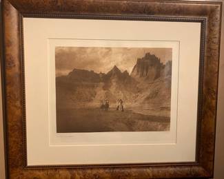 Edward Sheriff Curtis (1868-1952) 'Canon de Chelly - Navajo' photogravure, John Andrew & Son