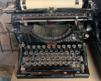 Antique Underwood typewriter