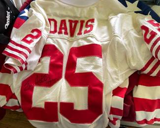 Davis 49ers signed jersey