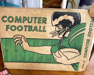 For that computer / football fan in your life - the 1960 computer football game! 