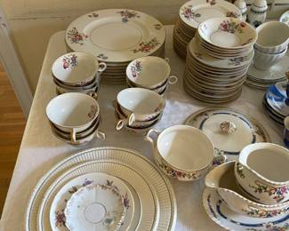 Loads of floral French and Bavarian China