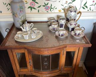 Butler Tray and cabinet - charming tea sets