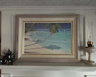 Dan Mackin- “Safe Landing” 
Giclee on Canvas