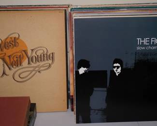 smaller collection of vinyl but there are also many CD's 