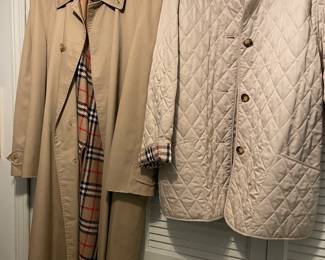 Burberry coats - men’s and women’s