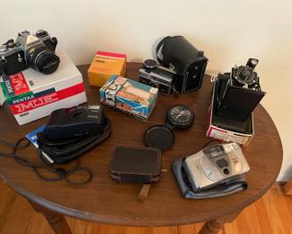 Vintage cameras 
