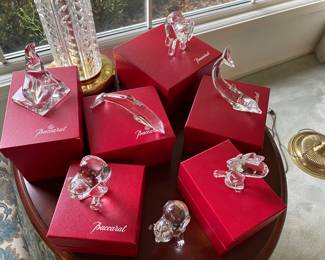Baccarat figurines