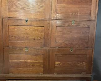 Antique pantry cabinet 