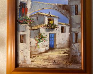 Original oil painting from Spain signed