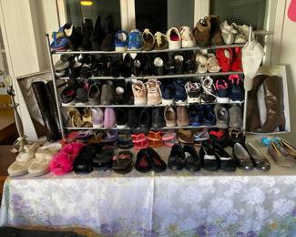 New and used shoes!  Sizes adult 3-5