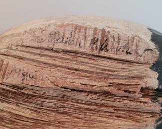 Signed decoy, signed Stephen  Whitlaw, North Carolina, 1984