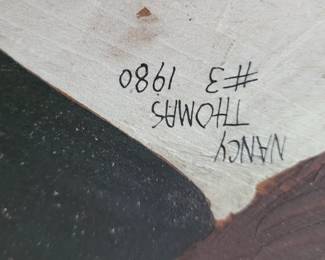 Signed Nancy Thomas #3 1980 goose