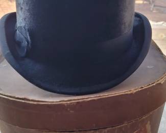 Antique beaver hat belonged to the Homeowner's grandfather