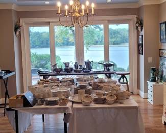Dining room full of lovely goodies!