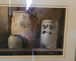 Signed Weber watercolor