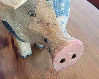Nancy Thomas painted pig!