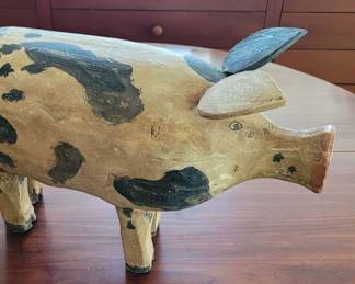 Nancy Thomas painted pig!