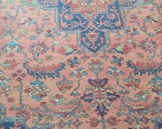 Rug 110" x 78" in office