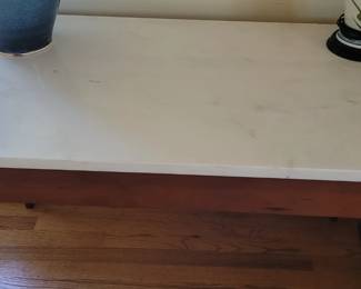 Old marble top table