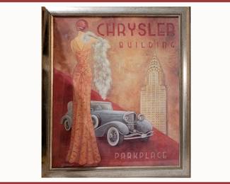 Chrysler Building Park Place Poster