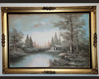 Large Attractive Oil Painting