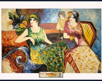 Signed Large Oil on Canvas