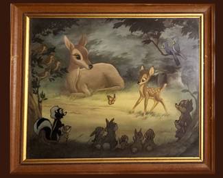 Bambi  Meets his Forest Friends Print