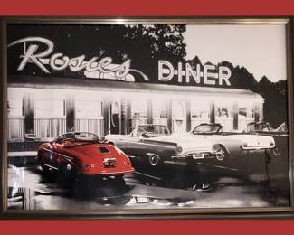 Rosie's Diner Framed Poster