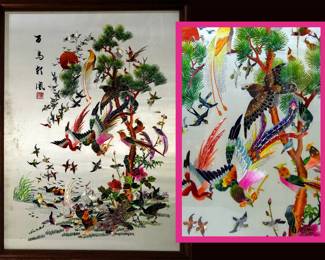 Beautiful Petit Point; Second Photo Showing a Close Up