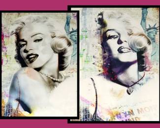 Marilyn Monroe Holographic Lenticular Print 