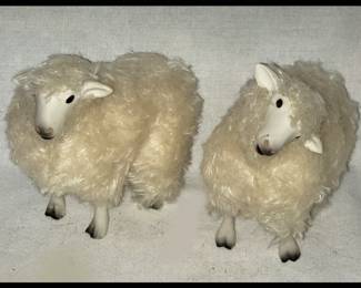 Cute Heavy Ceramic Wooly Sheep