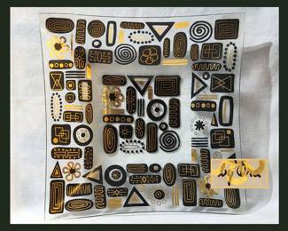 Signed Mid Century Modern Platter