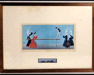 Interesting Carlo Canevari Framed Print