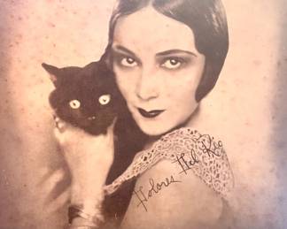 Signed Dolores Del Rio Photograph. Dolores Del Rio was the first internationally revered Mexican movie star. Her presence in film paved the way for other Latinas and Chicanas, offering a model of cultural pride!