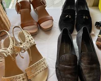 Stuart Weitzman shoes and wedge sandles by Ugg - size 9 - 9.5M