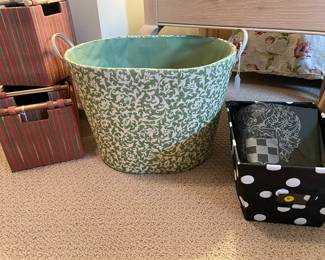 Baskets and storage bins