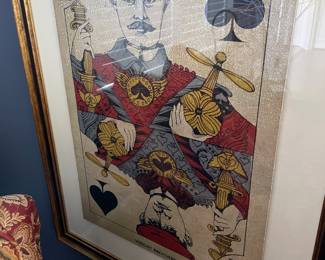 King of Hearts framed print - by Frontgate